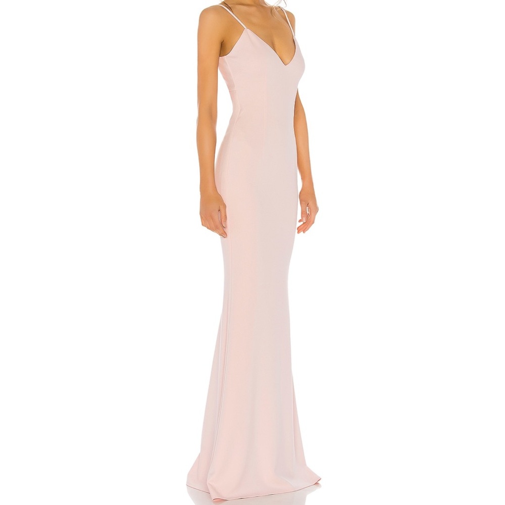 Revolve katie may bambi gown in blush